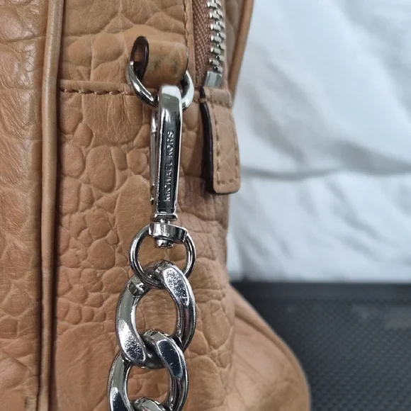 Michael Kors Tan Crocodile-Embossed Women's Handbag - Picture 14 of 15